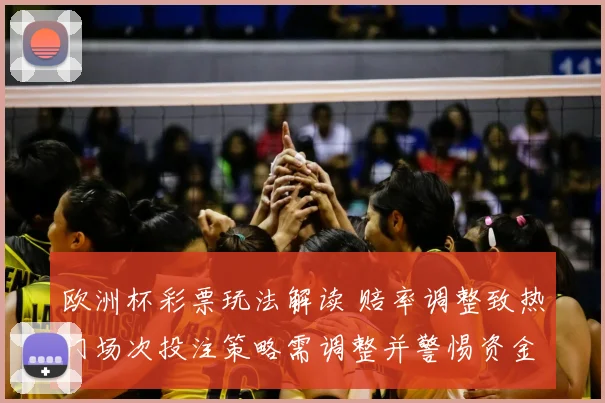 欧洲杯彩票玩法解读 赔率调整致热门场次投注策略需调整并警惕资金风险